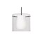 Besa Lighting Pahu 12 Stem Pendant, Clear/Opal, Bronze Finish, 1x11W LED 1TT-C18407-LED-BR - alternate 1